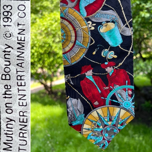 1993 Mutiny on the Bounty Vintage Necktie/Tie/Neck Tie | American Film Classics - Picture 5 of 17